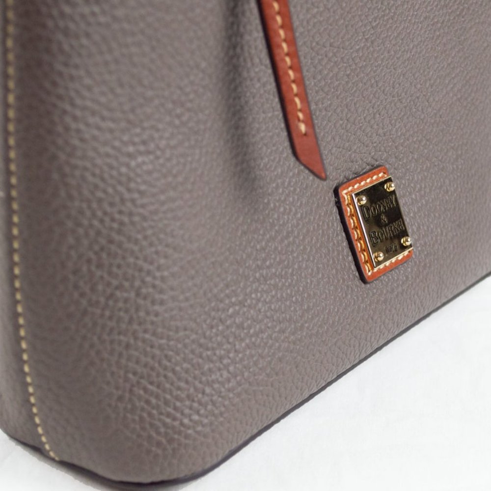 Dooney & Bourke Pebble Grain Zip Elephant Color Crossbody - Picture 10 of 16